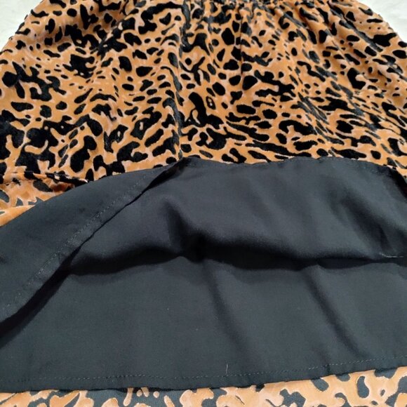 Lulus Intention Brown Leopard Print Velvet Burnout Strappy Mini Dress S, NWT - Picture 5 of 13